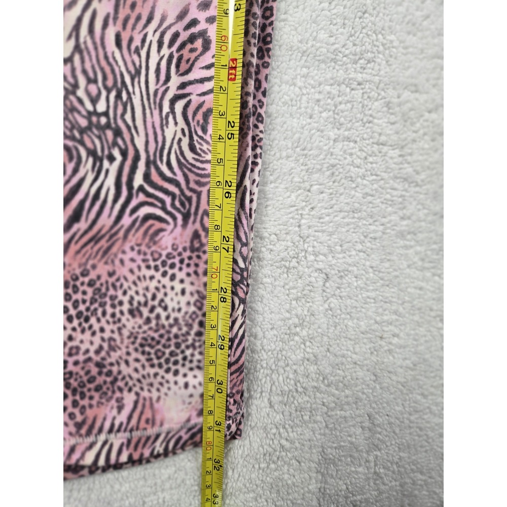Skims Sleep Long Sleep Set Bloom Modal Cotton Animal Pink Leopard Zebra S NEW - Picture 6 of 11